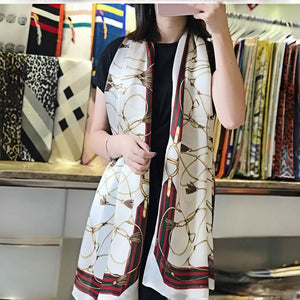 MaraSilk Pure Mulberry Silk Scarf - Oblong Georgette MS591