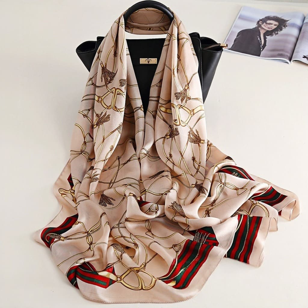 MaraSilk Pure Mulberry Silk Scarf - Oblong Georgette MS591 71" x 26" MS59102