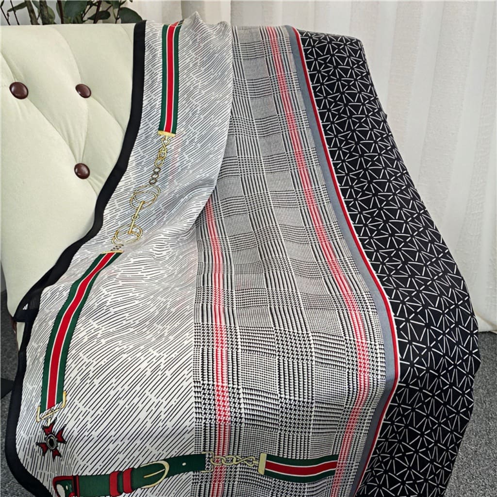 MaraSilk Pure Mulberry Silk Scarf - Oblong Georgette MS594