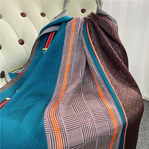 MaraSilk Pure Mulberry Silk Scarf - Oblong Georgette MS594