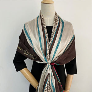 MaraSilk Pure Mulberry Silk Scarf - Oblong Georgette MS594