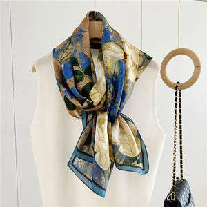 MaraSilk Pure Mulberry Silk Scarf - Oblong Georgette MS595