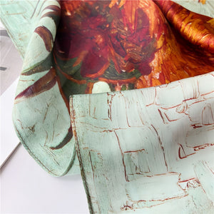 MaraSilk Pure Mulberry Silk Scarf - Oblong Georgette MS595