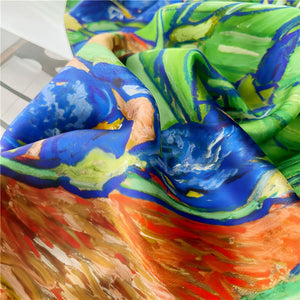 MaraSilk Pure Mulberry Silk Scarf - Oblong Georgette MS595