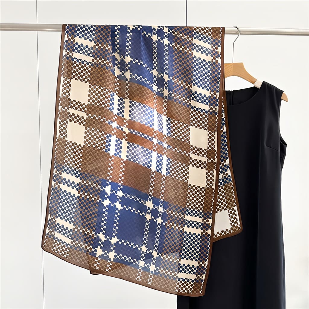 MaraSilk Pure Mulberry Silk Scarf - Oblong Georgette MS595 71" x 26" MS59511