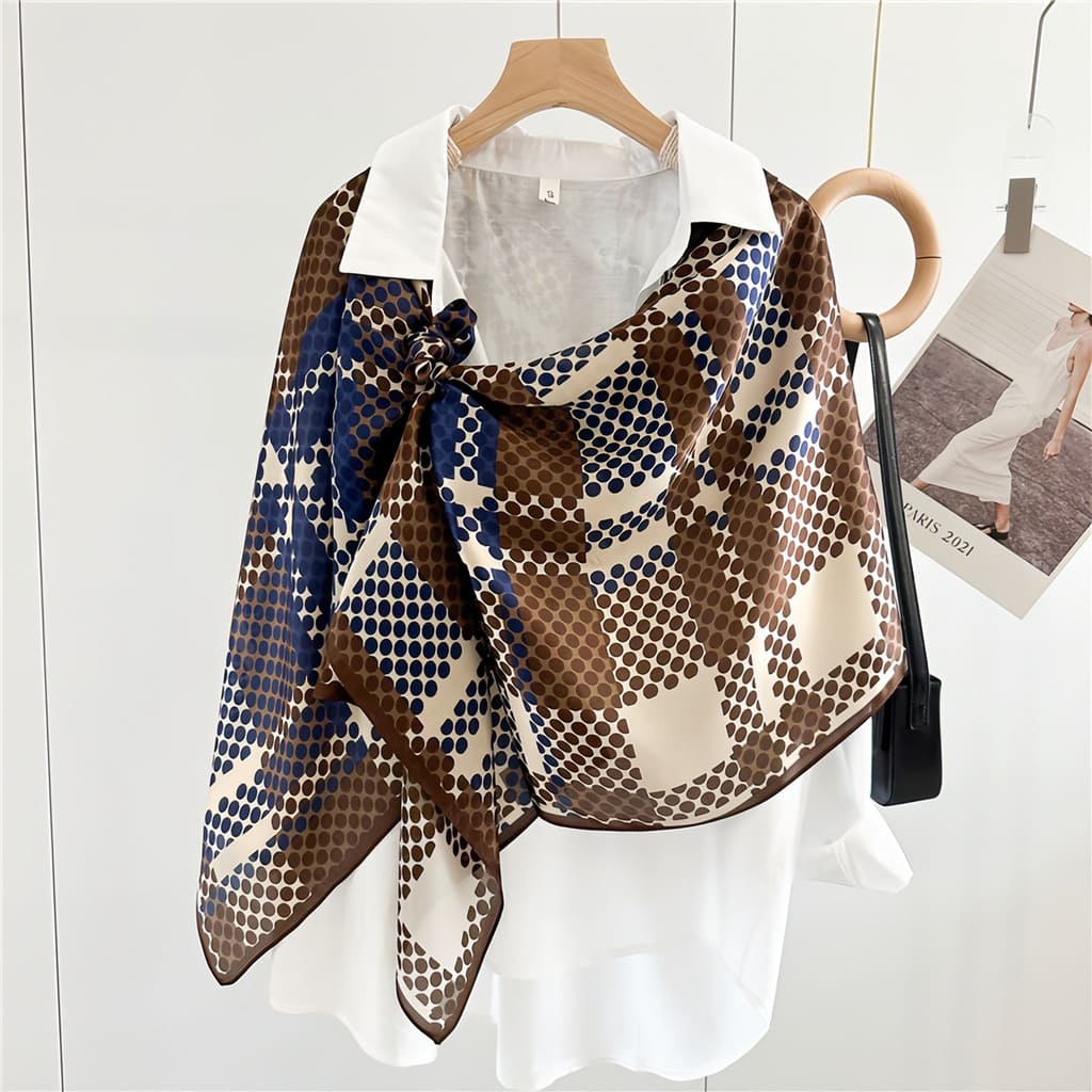 MaraSilk Pure Mulberry Silk Scarf - Oblong Georgette MS595