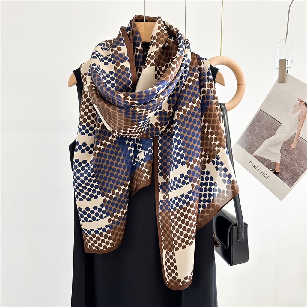 MaraSilk Pure Mulberry Silk Scarf - Oblong Georgette MS595