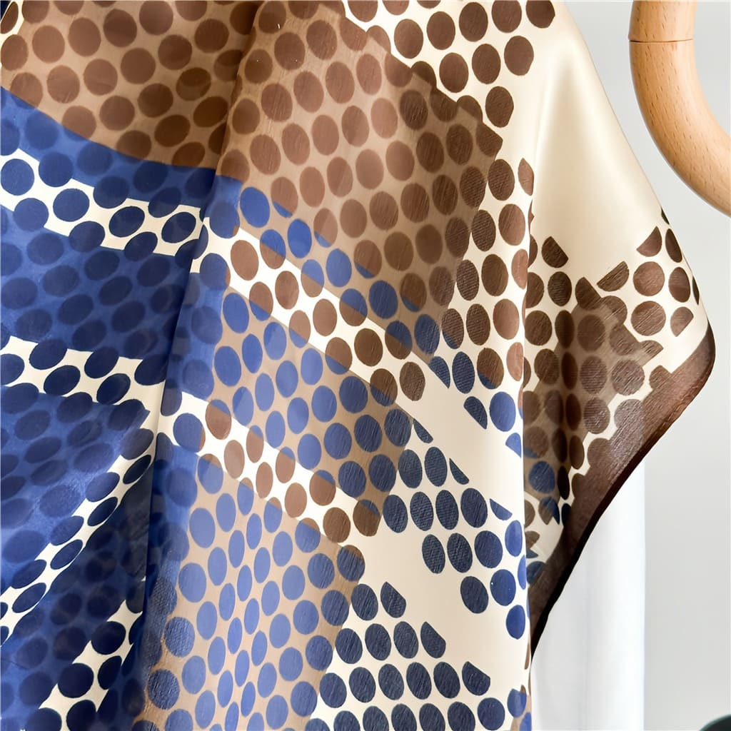 MaraSilk Pure Mulberry Silk Scarf - Oblong Georgette MS595