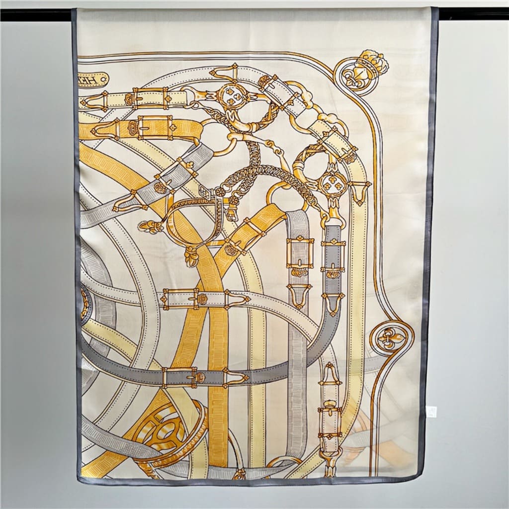 MaraSilk Pure Mulberry Silk Scarf - Oblong Georgette MS596