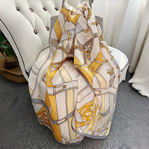 MaraSilk Pure Mulberry Silk Scarf - Oblong Georgette MS596