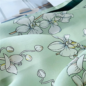 MaraSilk Pure Mulberry Silk Scarf - Oblong Georgette MS597