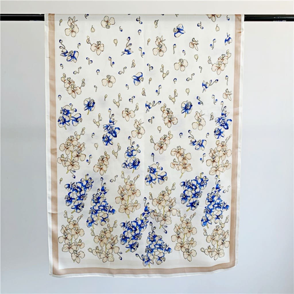 MaraSilk Pure Mulberry Silk Scarf - Oblong Georgette MS597 71" x 26" MS59701