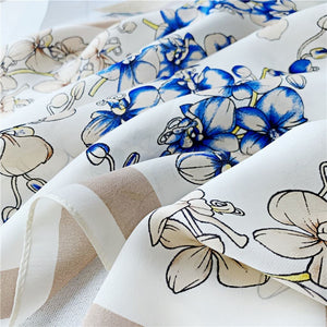 MaraSilk Pure Mulberry Silk Scarf - Oblong Georgette MS597