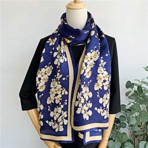 MaraSilk Pure Mulberry Silk Scarf - Oblong Georgette MS597