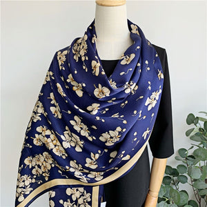 MaraSilk Pure Mulberry Silk Scarf - Oblong Georgette MS597