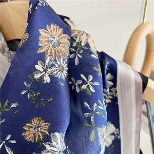 MaraSilk Pure Mulberry Silk Scarf - Oblong Georgette MS600