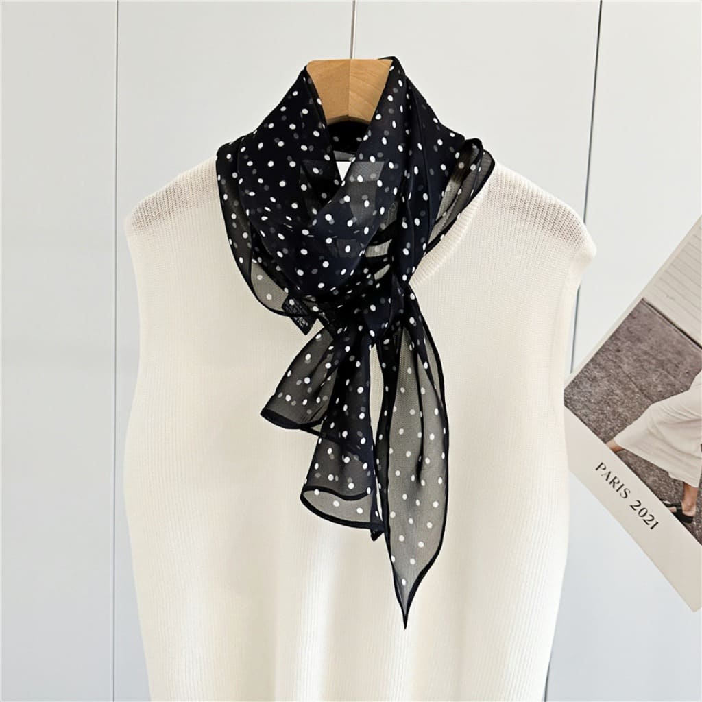 MaraSilk Pure Mulberry Silk Scarf - Oblong Georgette MS633