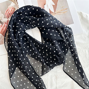 MaraSilk Pure Mulberry Silk Scarf - Oblong Georgette MS633