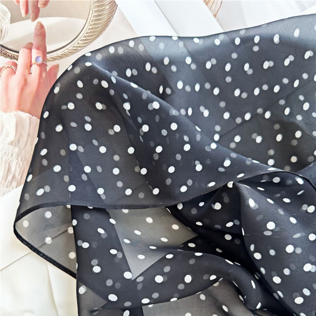 MaraSilk Pure Mulberry Silk Scarf - Oblong Georgette MS633