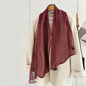 MaraSilk Pure Mulberry Silk Scarf - Oblong Georgette MS633