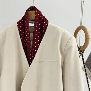 MaraSilk Pure Mulberry Silk Scarf - Oblong Georgette MS633