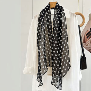 MaraSilk Pure Mulberry Silk Scarf - Oblong Georgette MS633