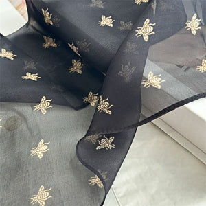 MaraSilk Pure Mulberry Silk Scarf - Oblong Georgette MS633