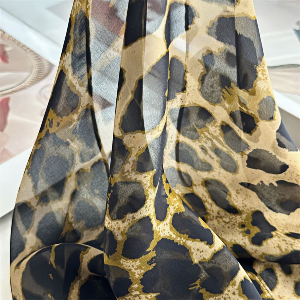 MaraSilk Pure Mulberry Silk Scarf - Oblong Georgette MS633