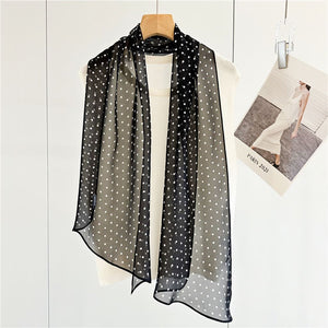 MaraSilk Pure Mulberry Silk Scarf - Oblong Georgette MS633