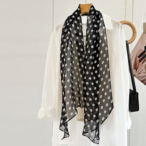 MaraSilk Pure Mulberry Silk Scarf - Oblong Georgette MS634