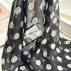 MaraSilk Pure Mulberry Silk Scarf - Oblong Georgette MS634