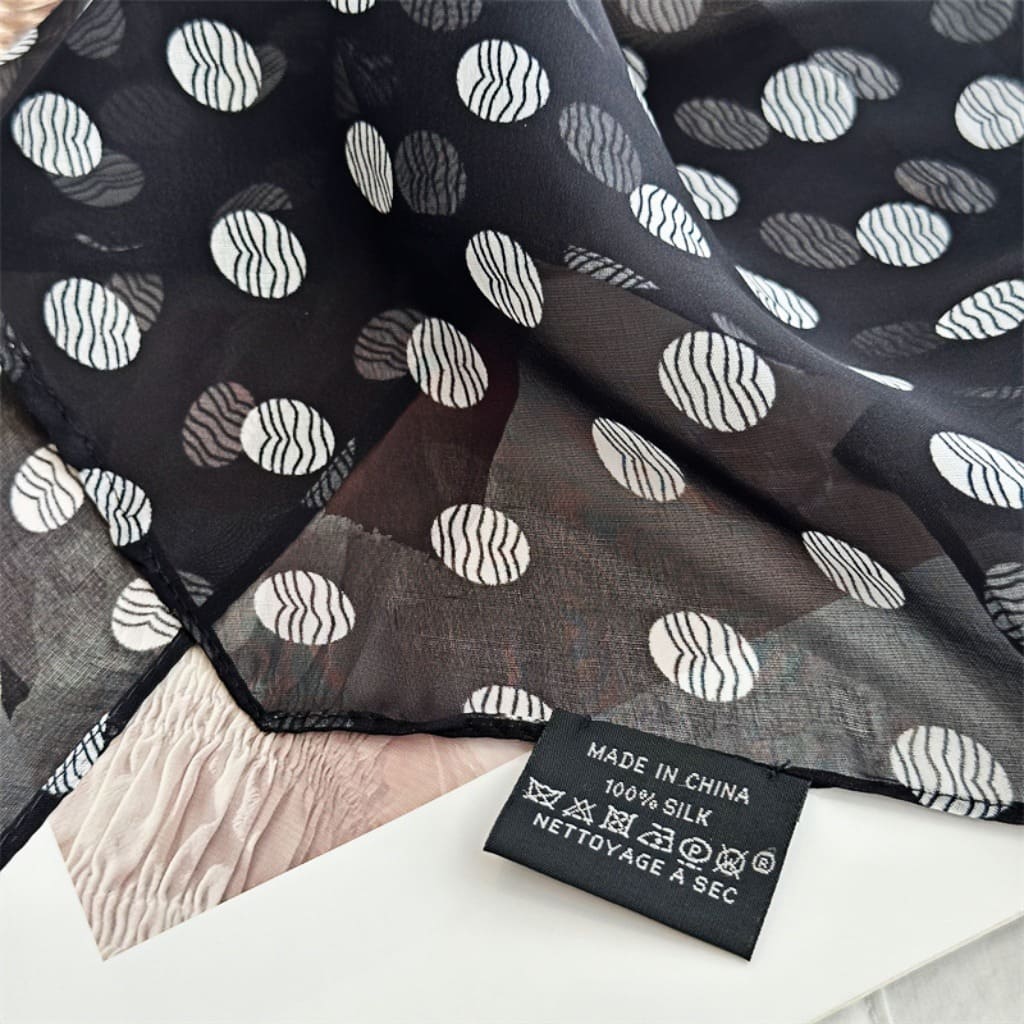 MaraSilk Pure Mulberry Silk Scarf - Oblong Georgette MS634