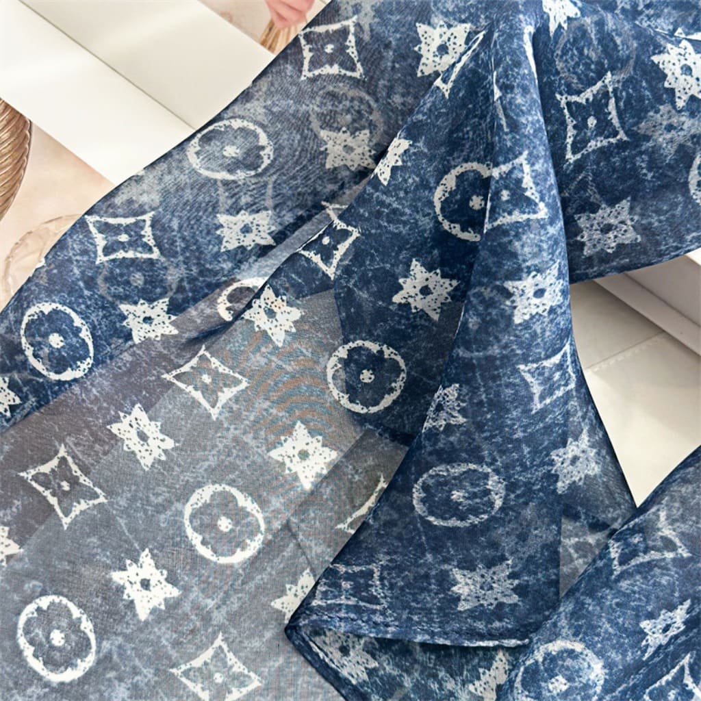 MaraSilk Pure Mulberry Silk Scarf - Oblong Georgette MS635