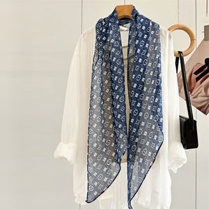 MaraSilk Pure Mulberry Silk Scarf - Oblong Georgette MS635