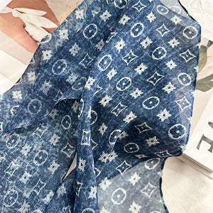 MaraSilk Pure Mulberry Silk Scarf - Oblong Georgette MS635