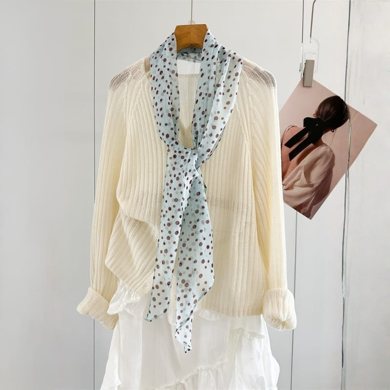 MaraSilk Pure Mulberry Silk Scarf - Oblong Georgette MS951