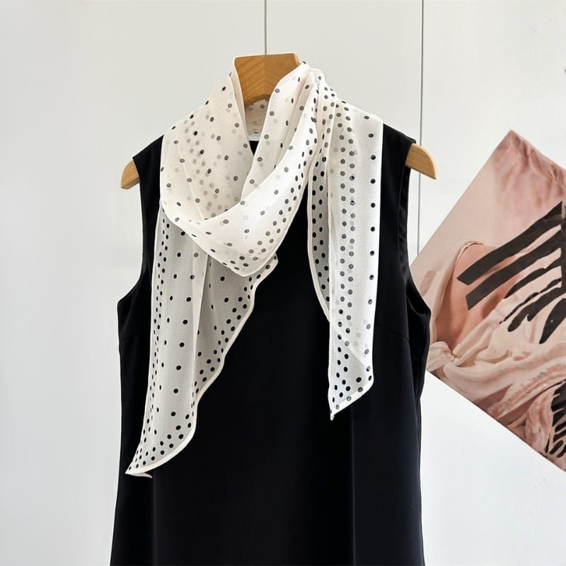 MaraSilk Pure Mulberry Silk Scarf - Oblong Georgette MS962