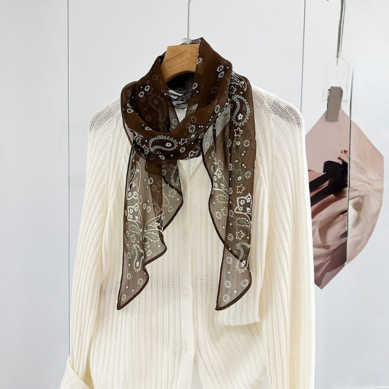 MaraSilk Pure Mulberry Silk Scarf - Oblong Georgette MS969