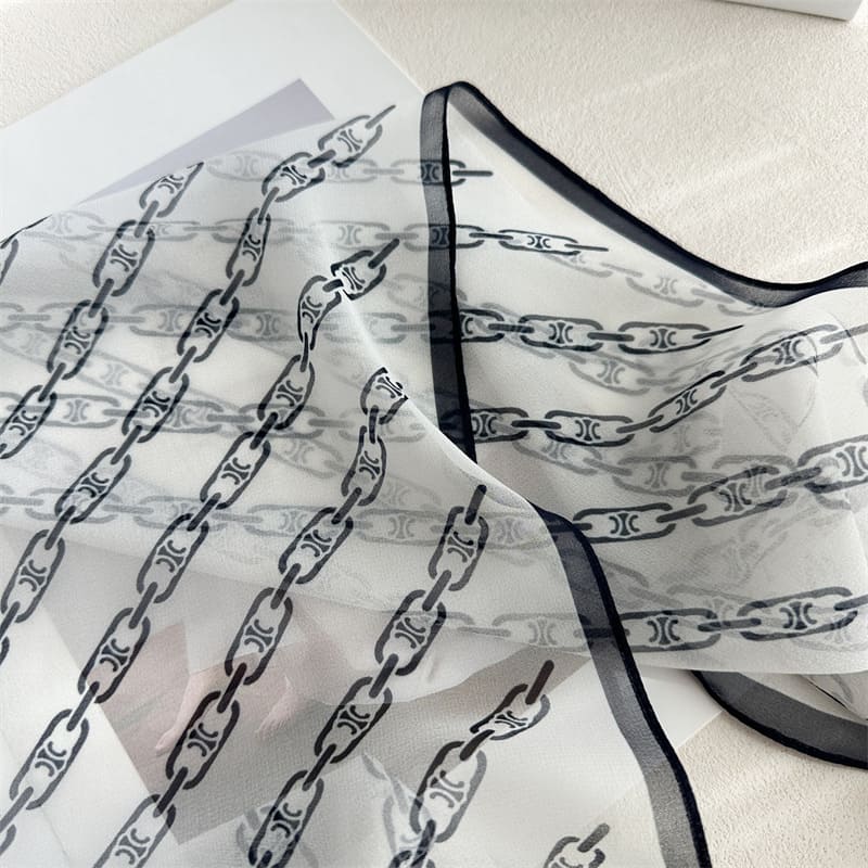 MaraSilk Pure Mulberry Silk Scarf - Oblong Georgette MS970