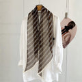 MaraSilk Pure Mulberry Silk Scarf - Oblong Georgette MS970