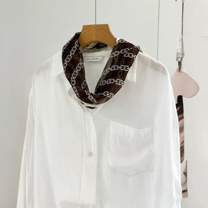 MaraSilk Pure Mulberry Silk Scarf - Oblong Georgette MS970