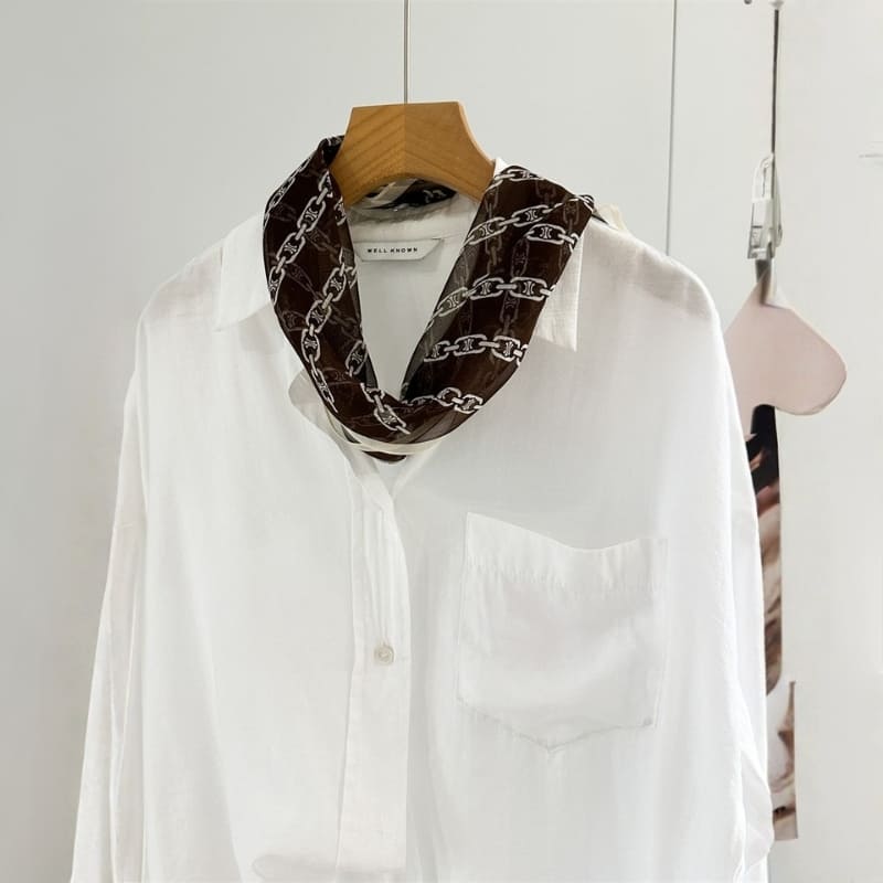 MaraSilk Pure Mulberry Silk Scarf - Oblong Georgette MS970