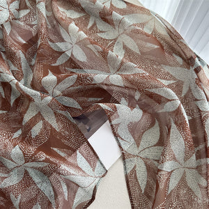 MaraSilk Pure Mulberry Silk Scarf - Oblong Georgette MS971