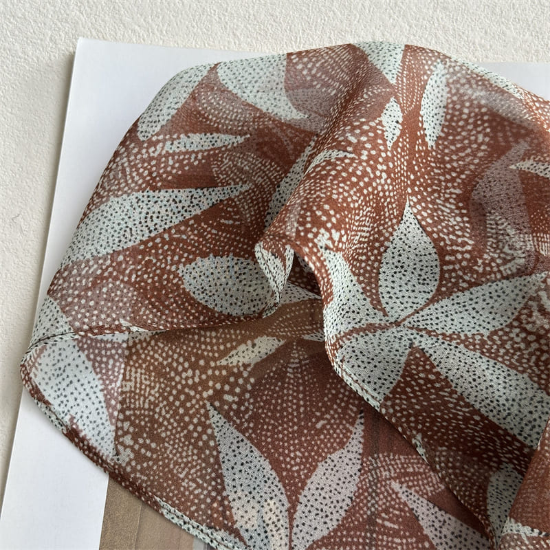 MaraSilk Pure Mulberry Silk Scarf - Oblong Georgette MS971
