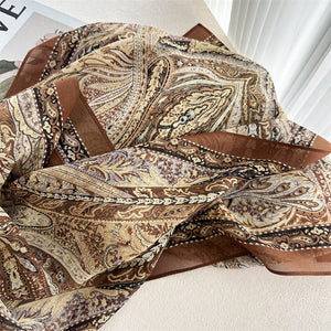 MaraSilk Pure Mulberry Silk Scarf - Oblong Georgette MS988