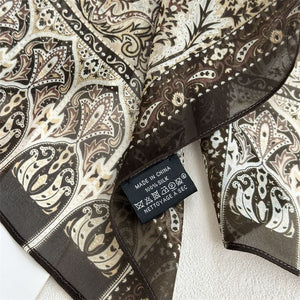 MaraSilk Pure Mulberry Silk Scarf - Oblong Georgette MS996