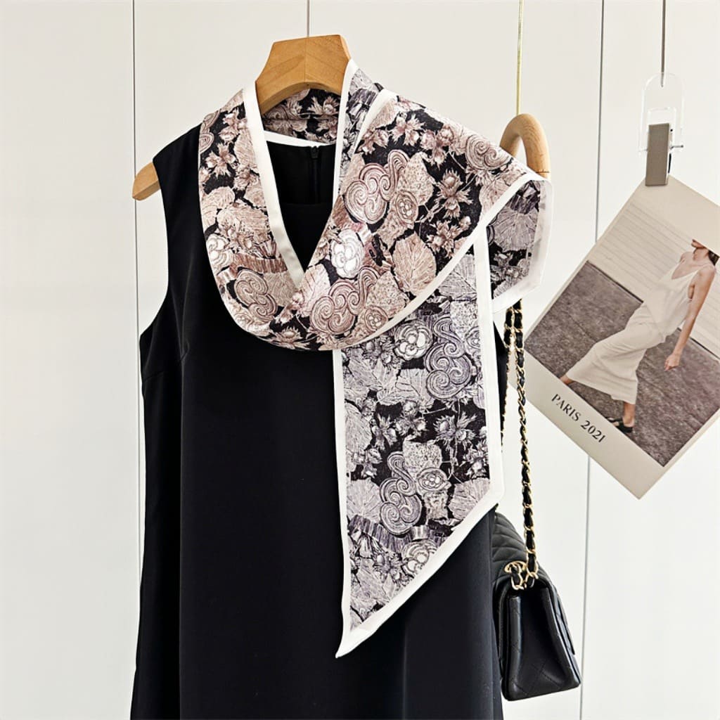 MaraSilk Pure Mulberry Silk Scarf - Ribbon Satin MS643