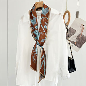 MaraSilk Pure Mulberry Silk Scarf - Ribbon Satin MS643