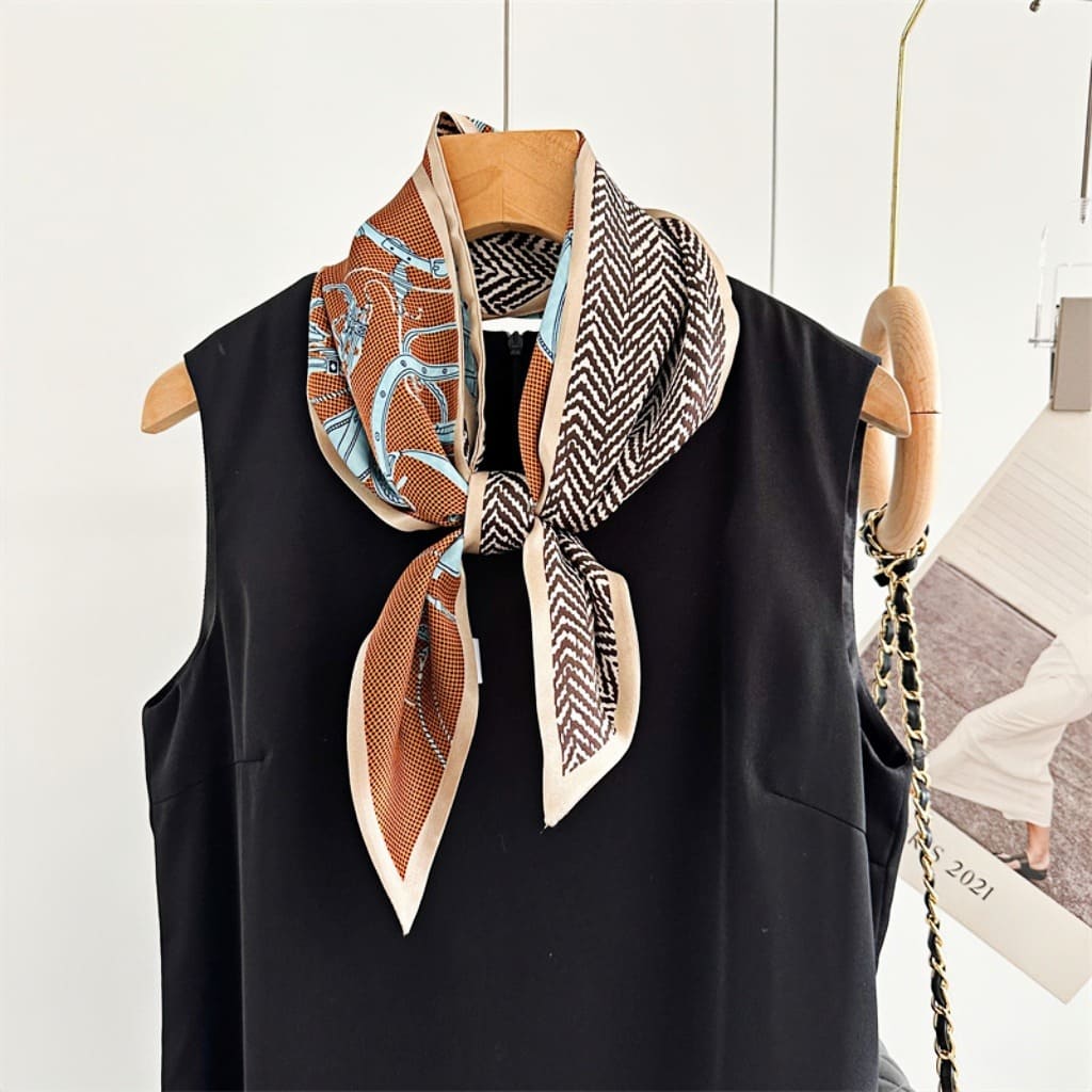 MaraSilk Pure Mulberry Silk Scarf - Ribbon Satin MS643