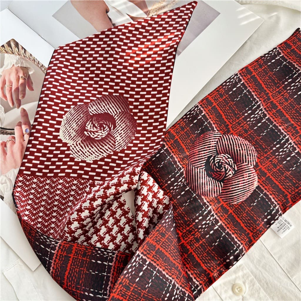 MaraSilk Pure Mulberry Silk Scarf - Ribbon Satin MS643